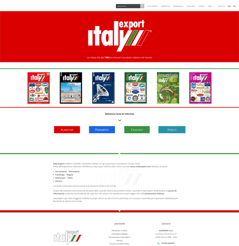 Italy Export, rivista che promuove il prodotto italiano nel mondo